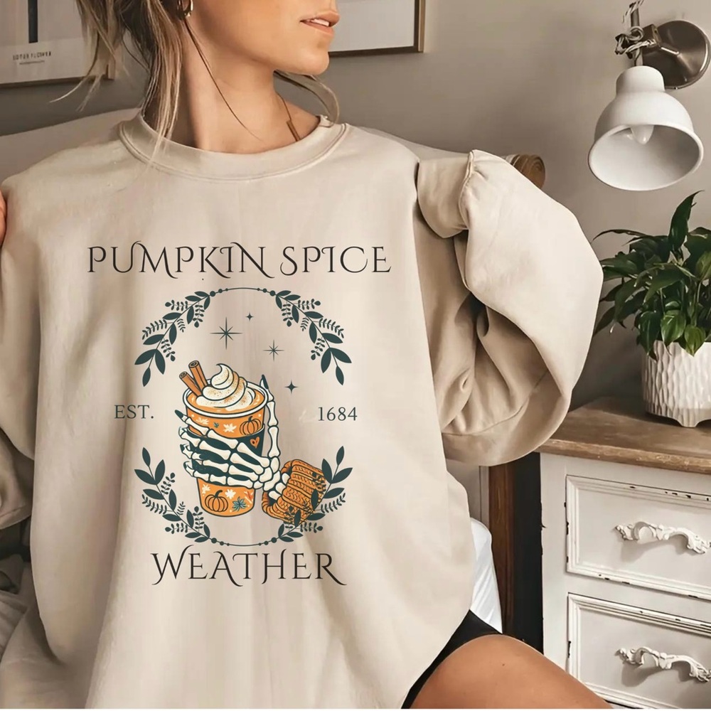Pumpkin Spice Sweatshirt, Fall Sweatshirt, Cozy Sweatshirt, Pumpkin Spice Season